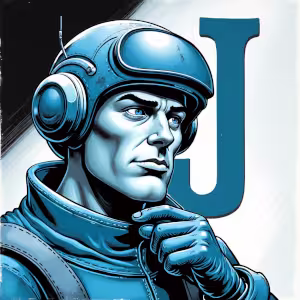 Ilustración de un Injeniero con J